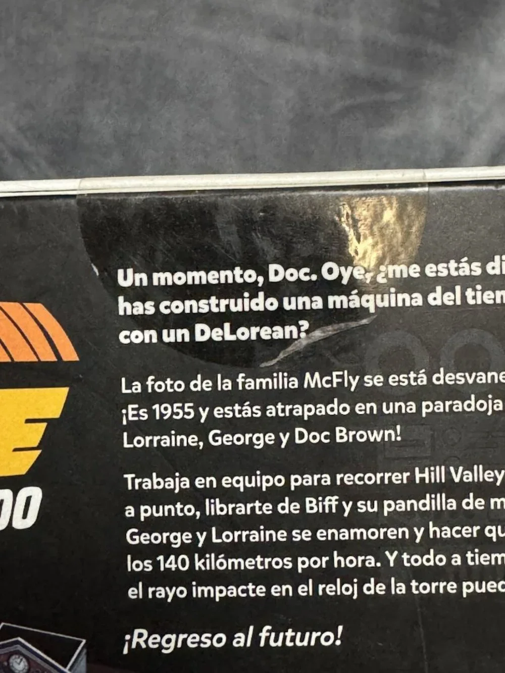 Funko Back to the Future Viaje al Pasado Spanish Board Game New Sealed
